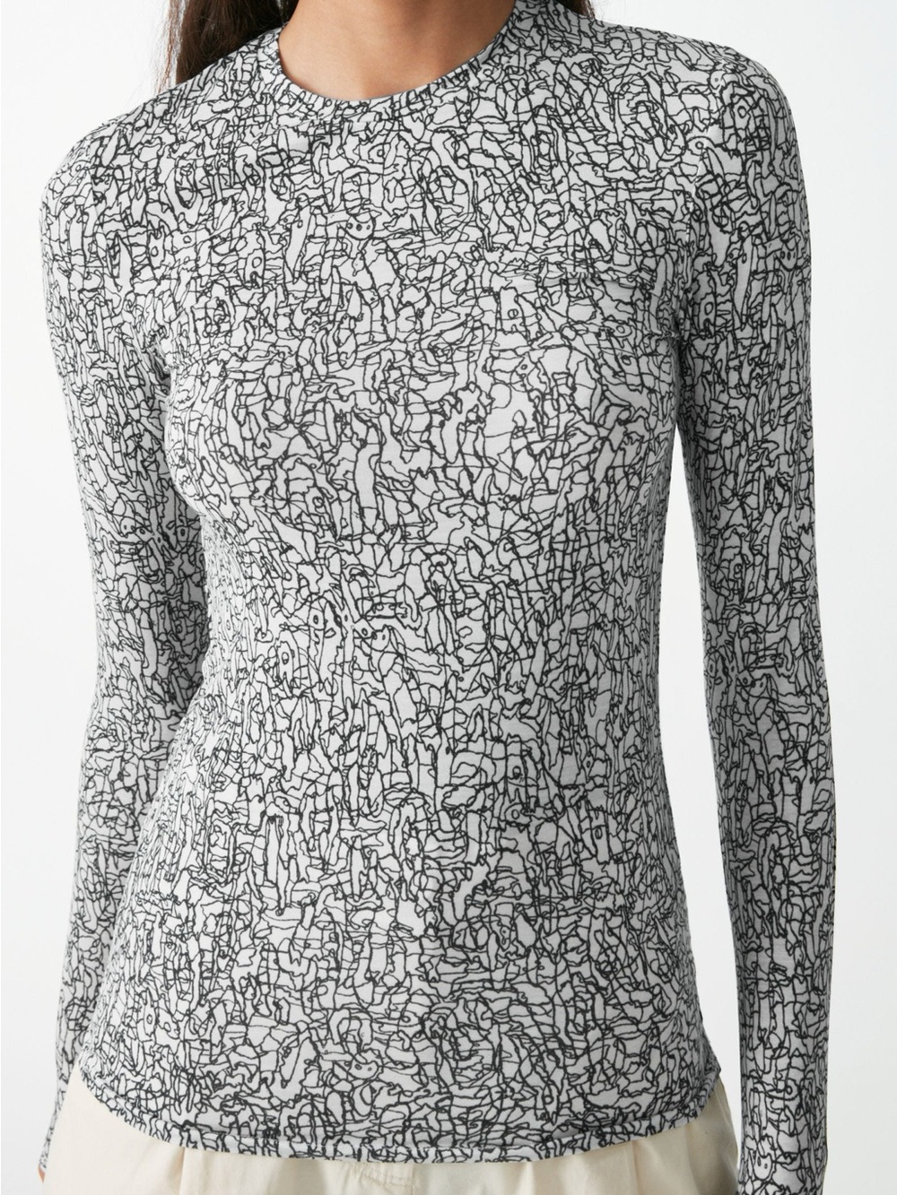 COS Printed Top - Size L